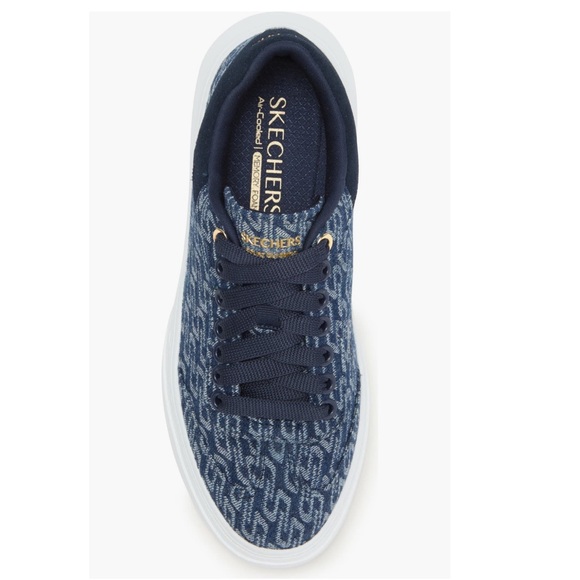 Sketchers Court Classic Cordova Classic Low Top Sneakers Blue Denim Women’s 5 - Picture 8 of 13